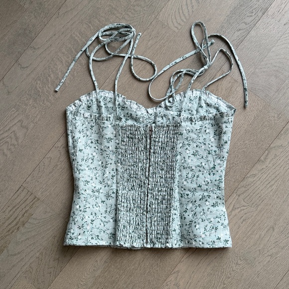 Reformation Linen Top - Size 4 - Picture 2 of 5